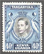 Kenya, Uganda and Tanganyika Scott 78 Used